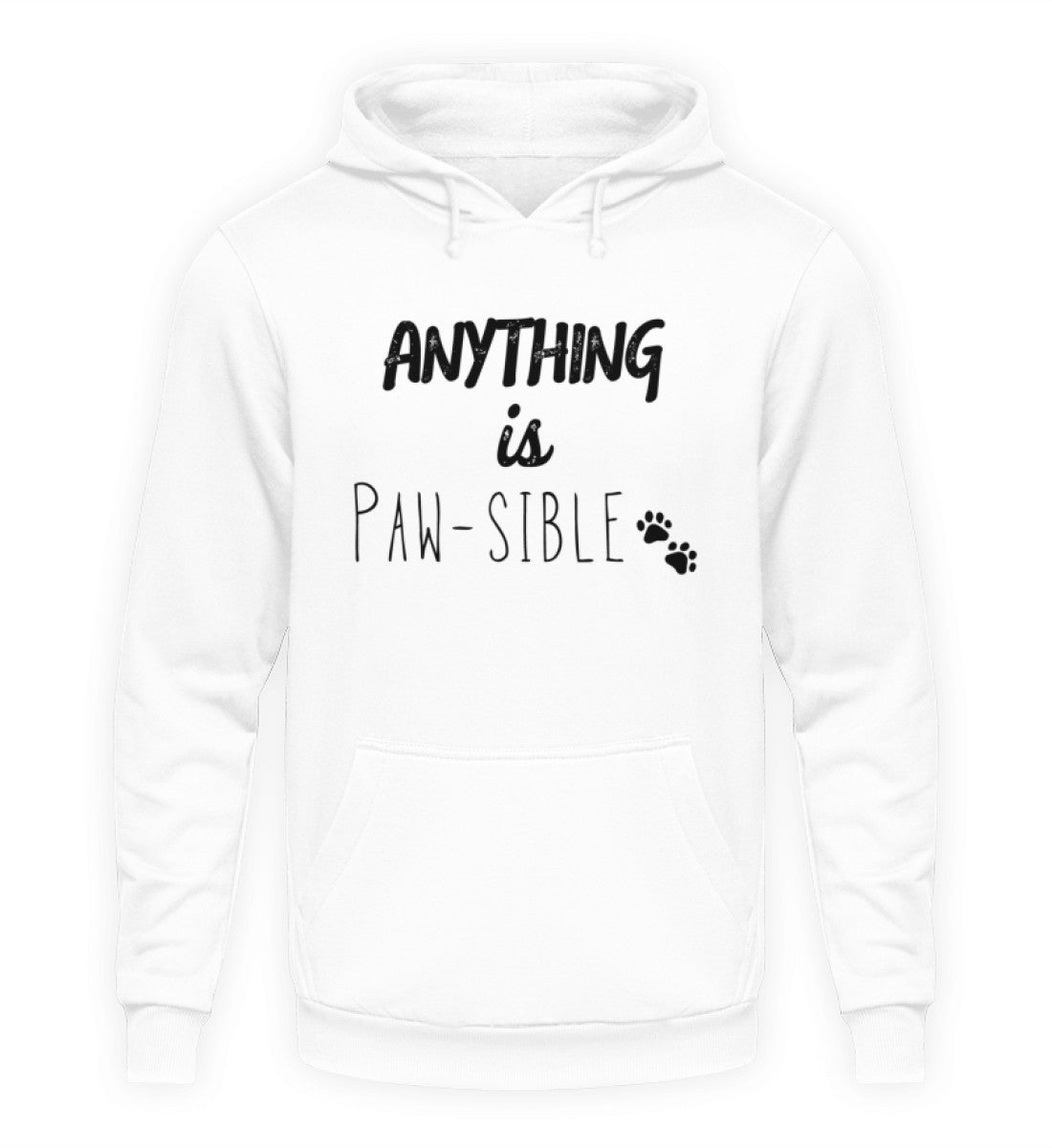 Anything is Paw-sible – Unisex Hoodie